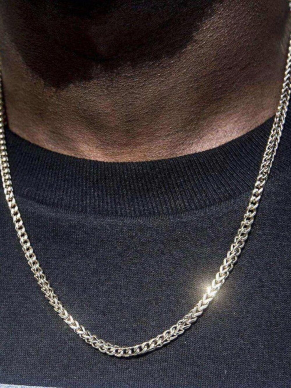 Italian Design Franco Chain - 3mm 24inch Men's Jewelry Yellow Gold 18k Plated
